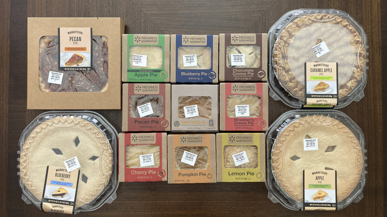 array of Walmart bakery pies