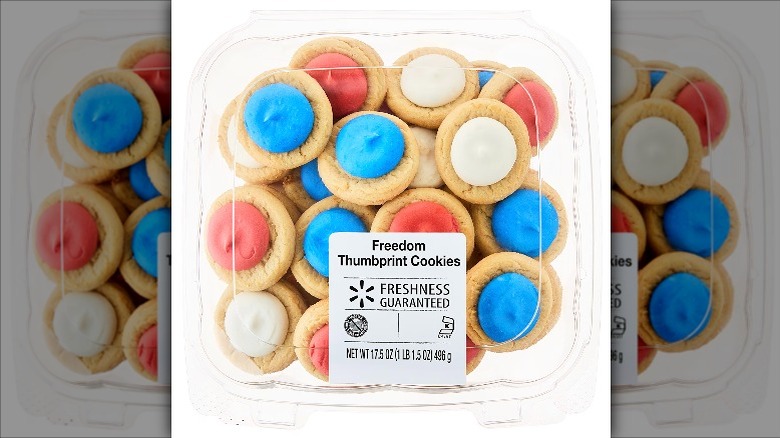 Walmart Freshness Guaranteed Freedom Thumbprint Cookies
