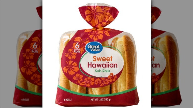 Walmart Great Value Sweet Hawaiian Sub Rolls