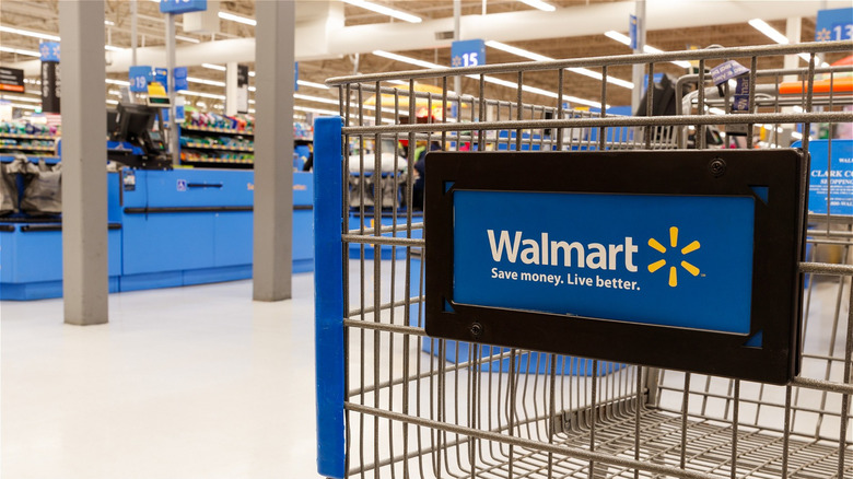 Walmart cart and checkout
