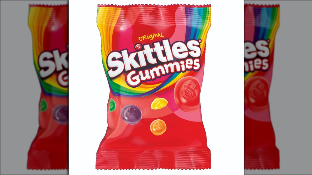 A bag of original flavor Skittles Gummies