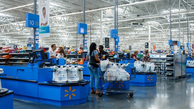 Walmart and Sam's Club signs