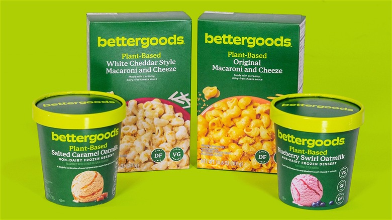 selection of plant-based bettergoods products