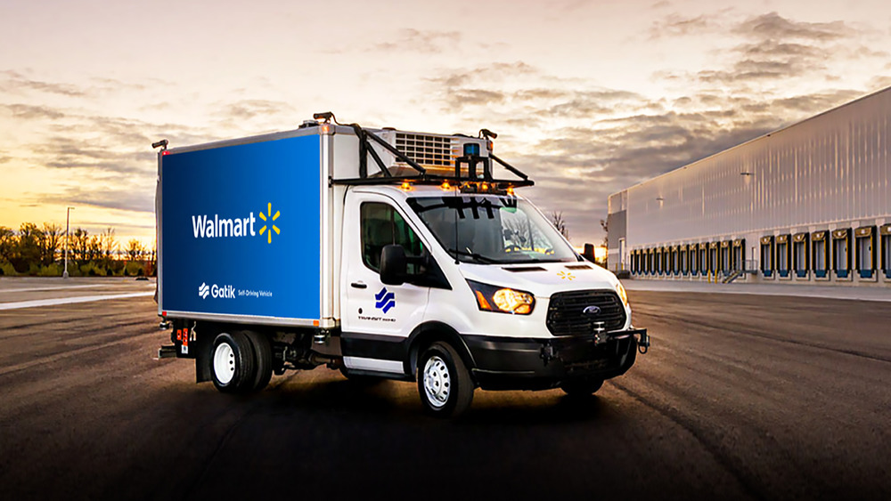 Corporate photo: Walmart Gatik autonomous truck