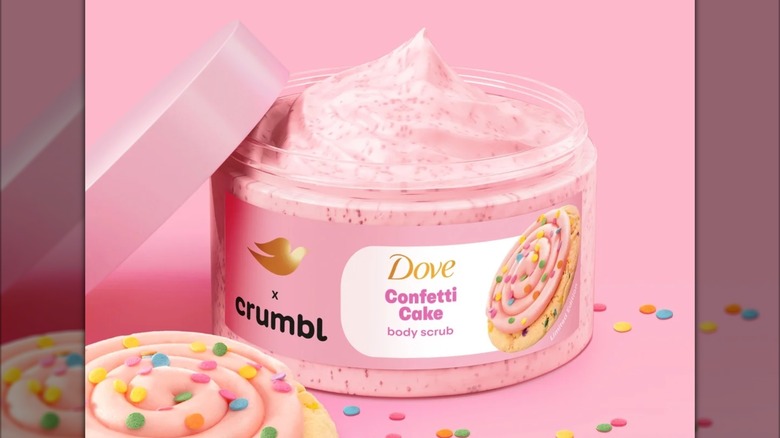 Dove Crumbl Confettic Cake Body Scrub