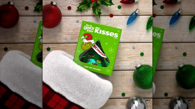 Hershey's Kisses Grinch candy