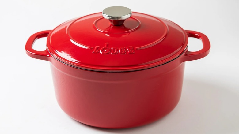 Lodge Cast Iron Enameled Dutch Oven