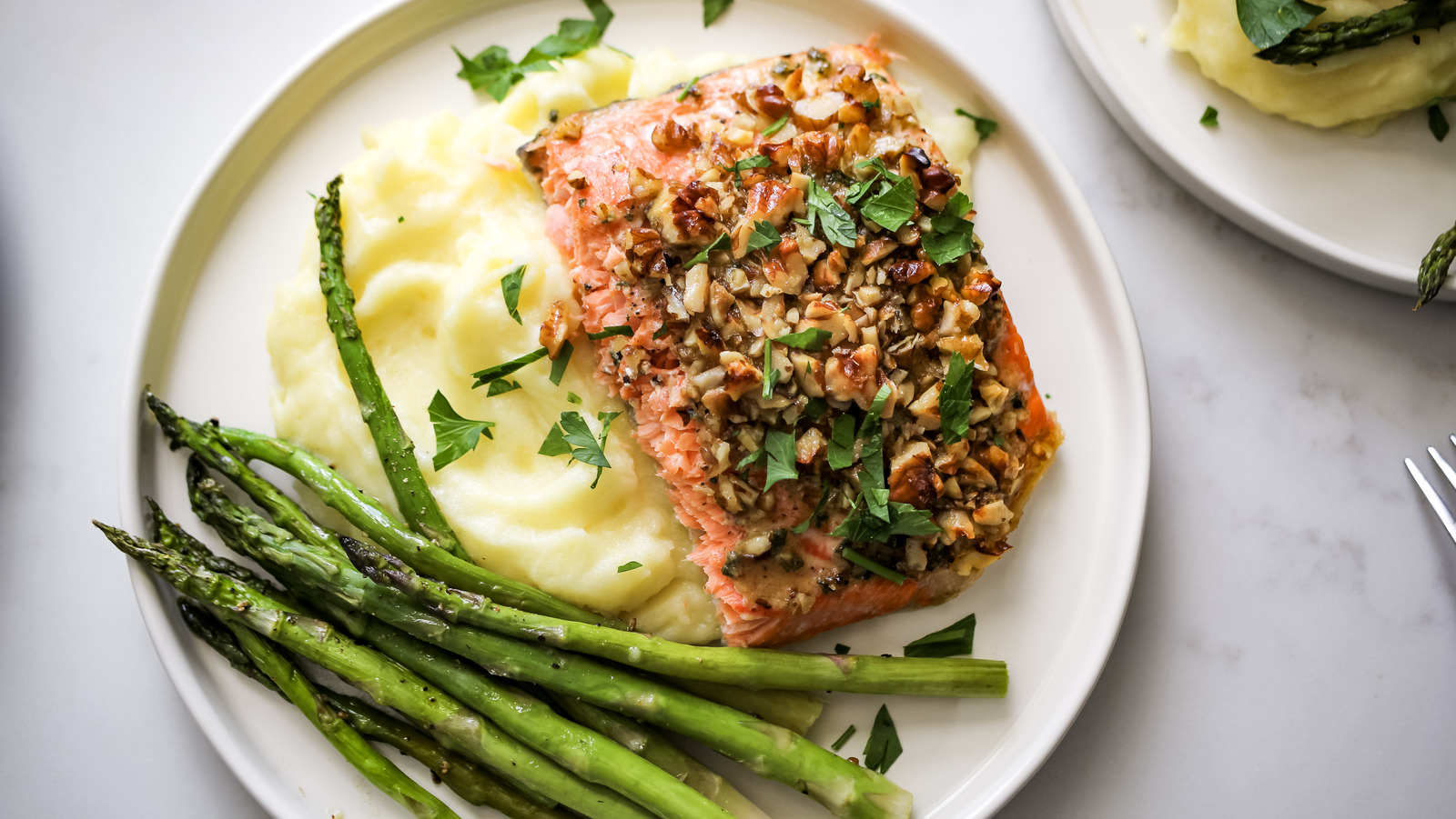Walnut And SageCrusted Salmon Recipe