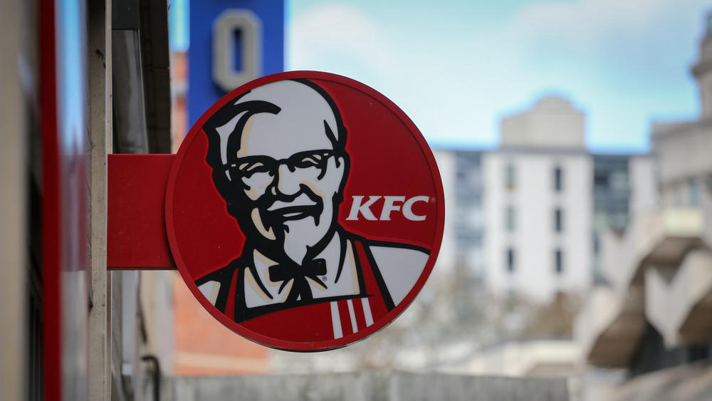 The KFC logo with Colonel Sander