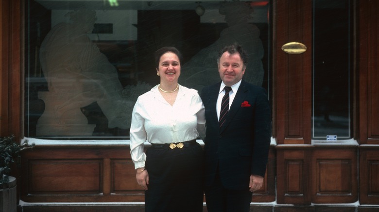 Felice and Lidia Bastianich smiling