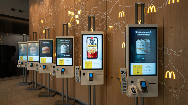 McDonald's digital ordering kiosks