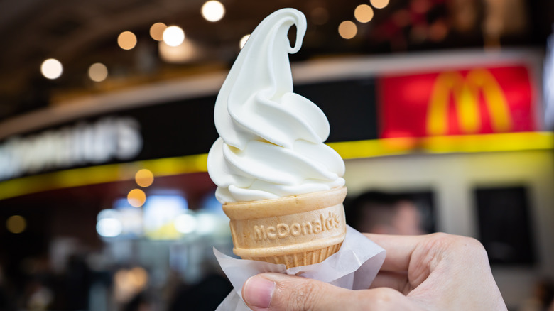 McDonald's soft serve cone