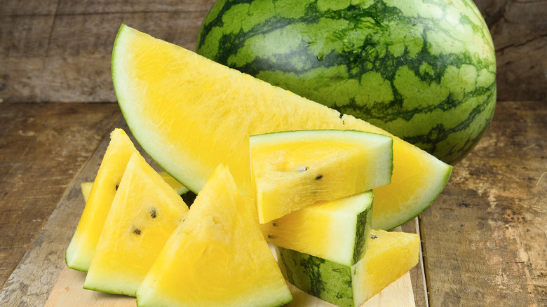 yellow watermelon