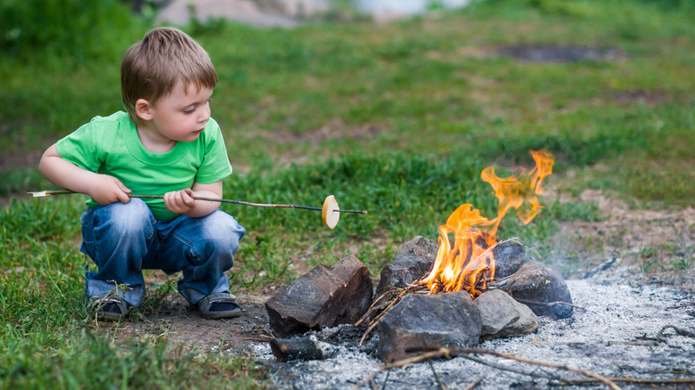 campfire toast