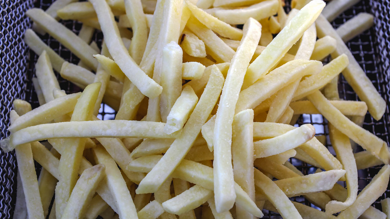 frozen fries in basket