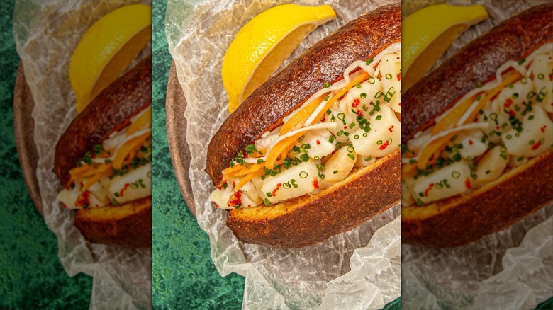 Smoked scallop roll at Gift Horse