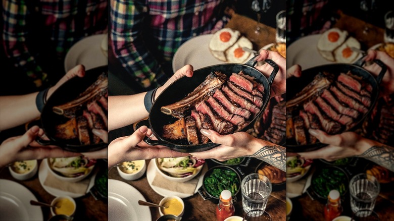 Bone-in chop at Hawksmoor