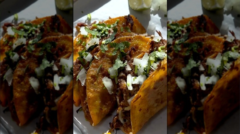 Birria tacos from OMG Tacos