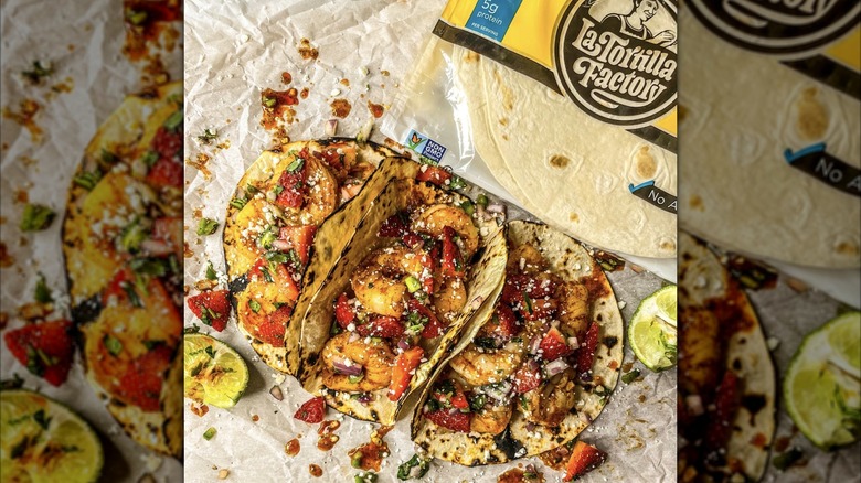 la tortilla factory package with tacos