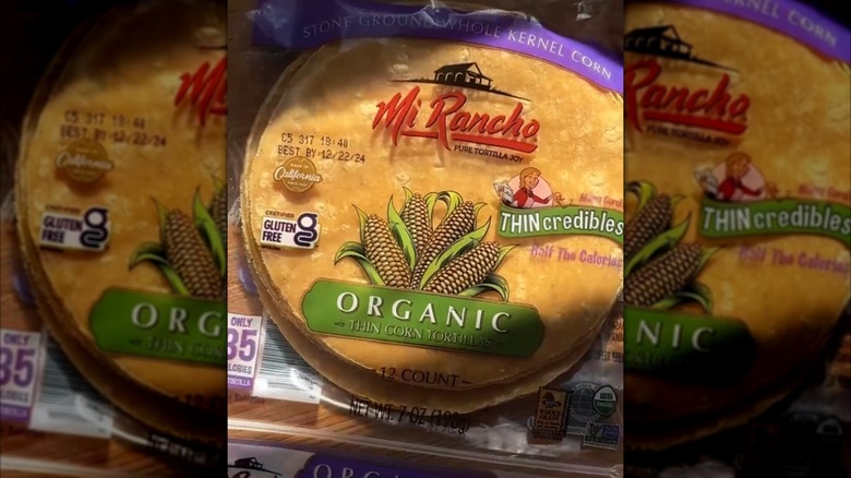 mi rancho package of tortillas