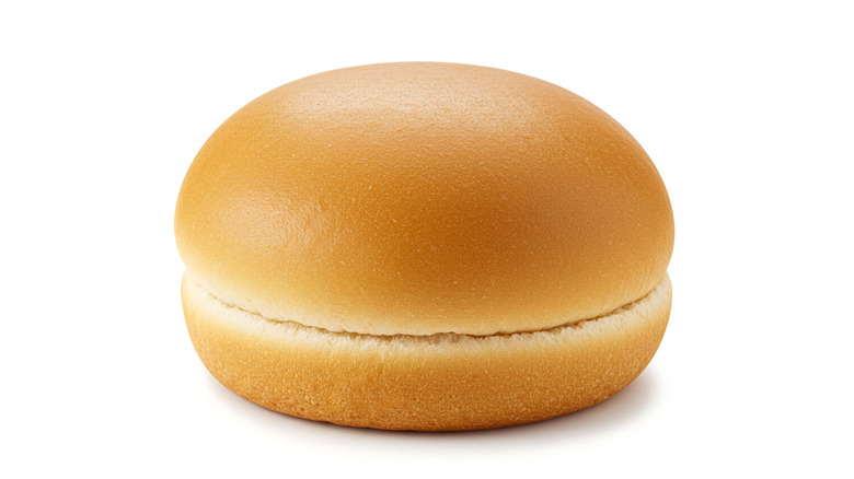 Sliced burger bun