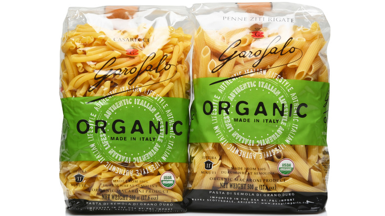 Two packets of Garofalo pasta