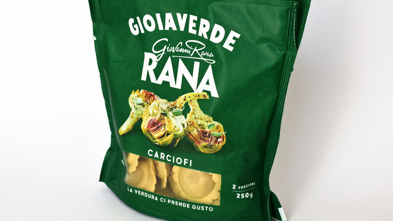 Bag of Giovanni Rana carciofi pasta