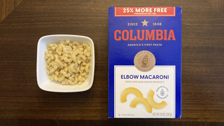 Columbia elbow macaroni from Dollar Tree