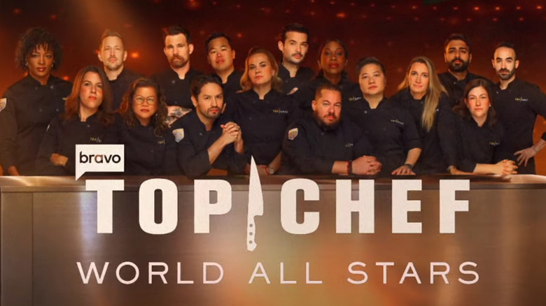 Contestants gathered from Top Chef