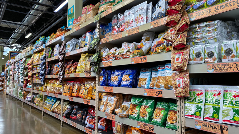 Shelves at Trader Joe's