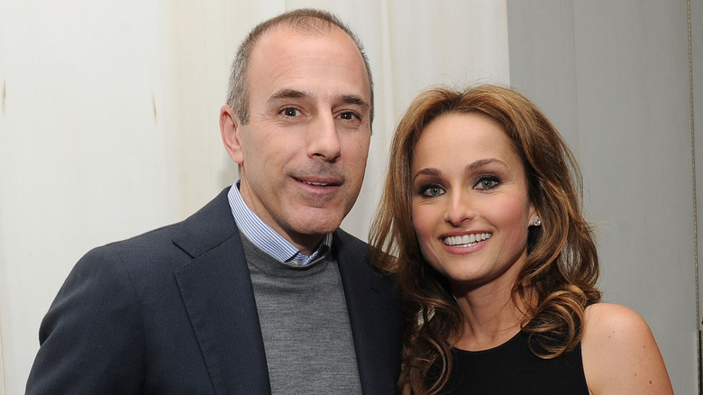 Giada De Laurentiis and Matt Lauer