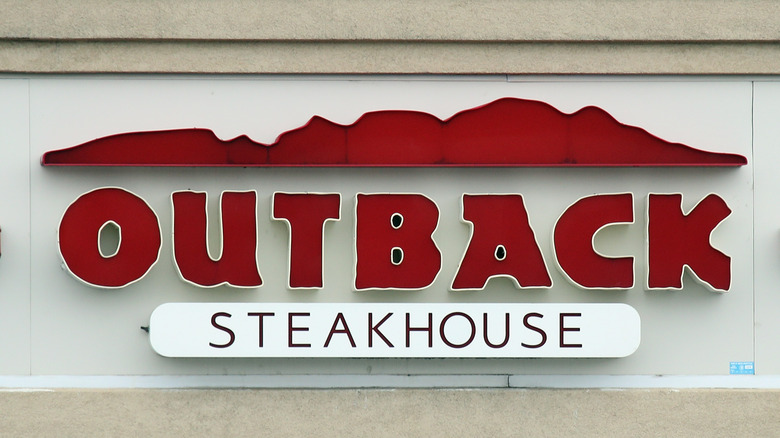 Outback Steakhouse exterior sign