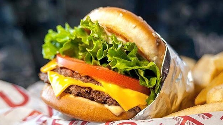 red robin cheeseburger fries tavern burger