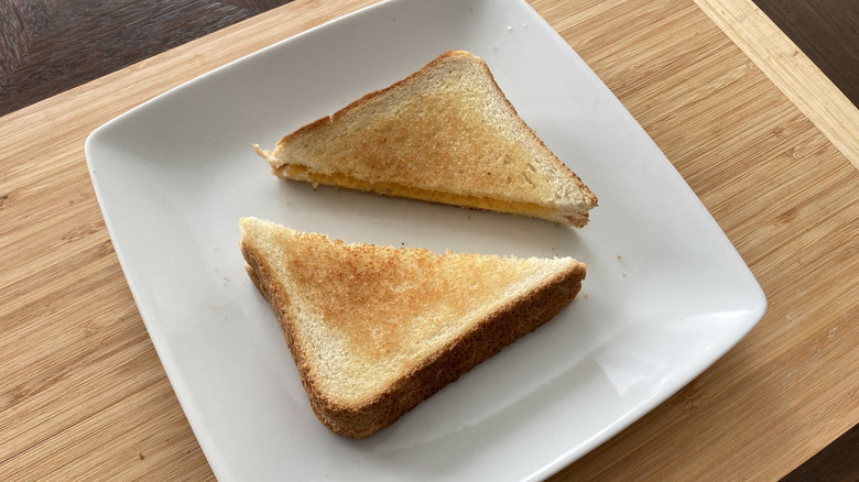 grilled cheese from nonstick pan