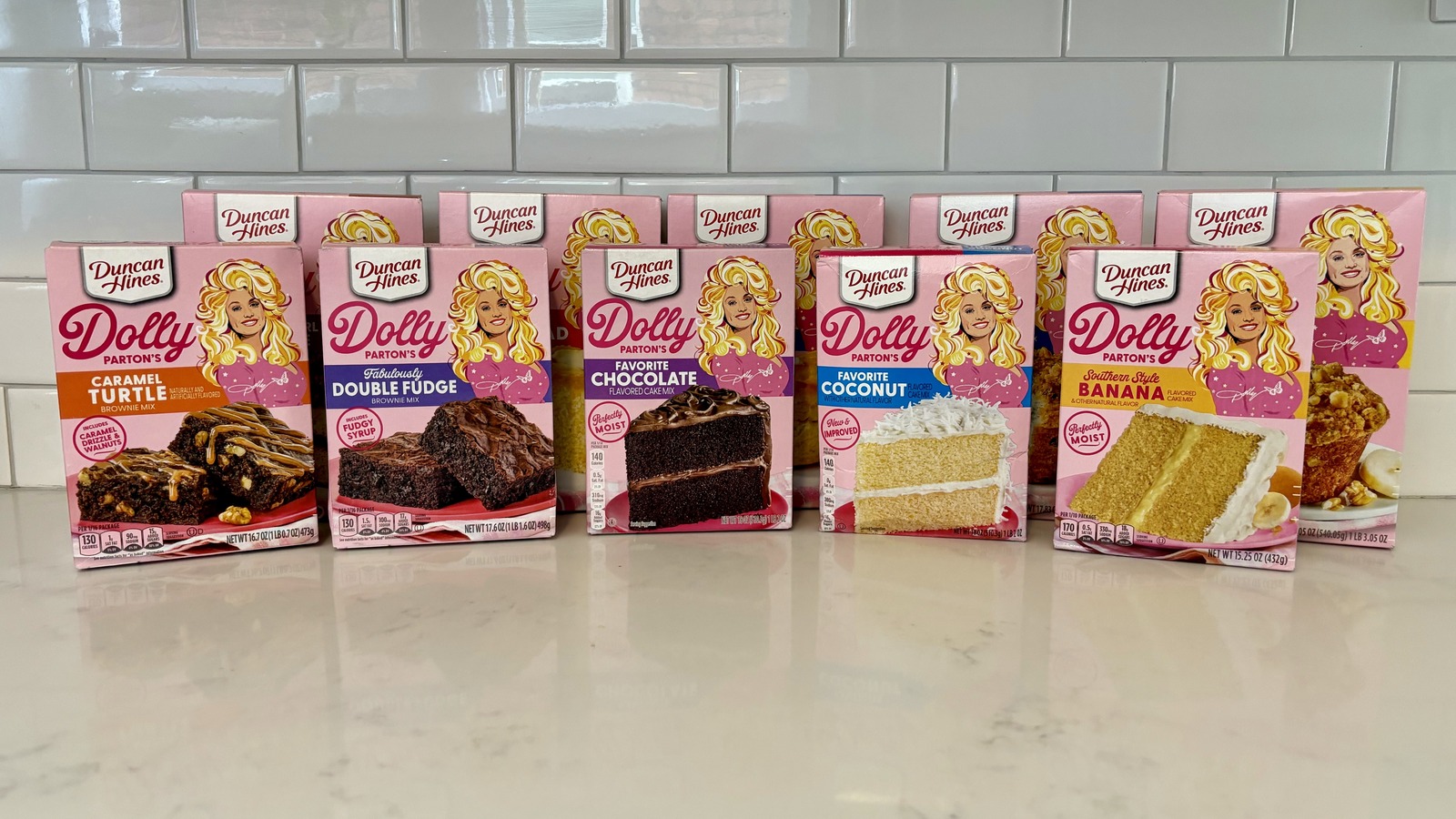 We Tried All Of Dolly Parton's Baking Mixes By Duncan Hines, And Here's How They Taste
