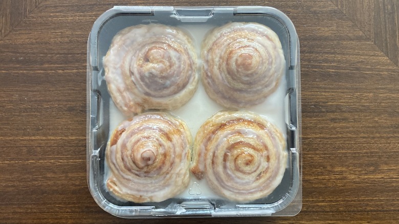 package of Sprouts cinnamon rolls