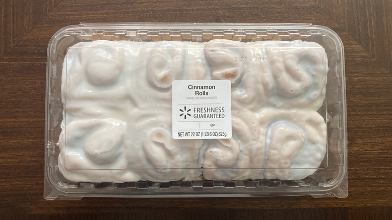 tin of Freshness Guaranteed cinnamon rolls