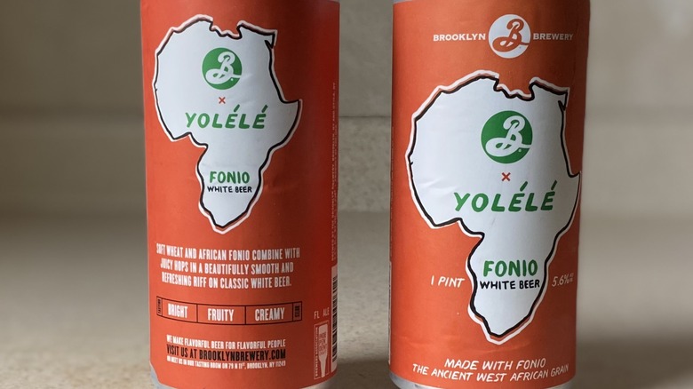 Pair of beers with alternate labels