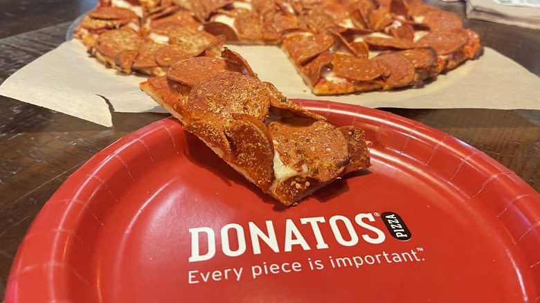 Donatos Pizza Plant-Based Pepperoni