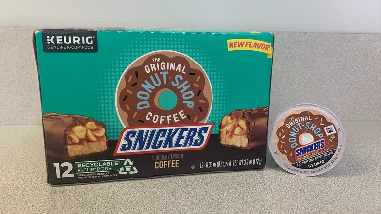 The Original Donut Shop Snickers coffee 