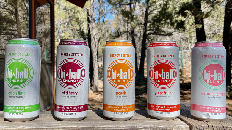 five flavors of hiball seltzer