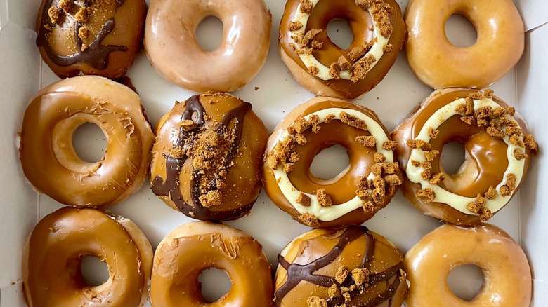 Krispy Kreme Biscoff Doughnuts