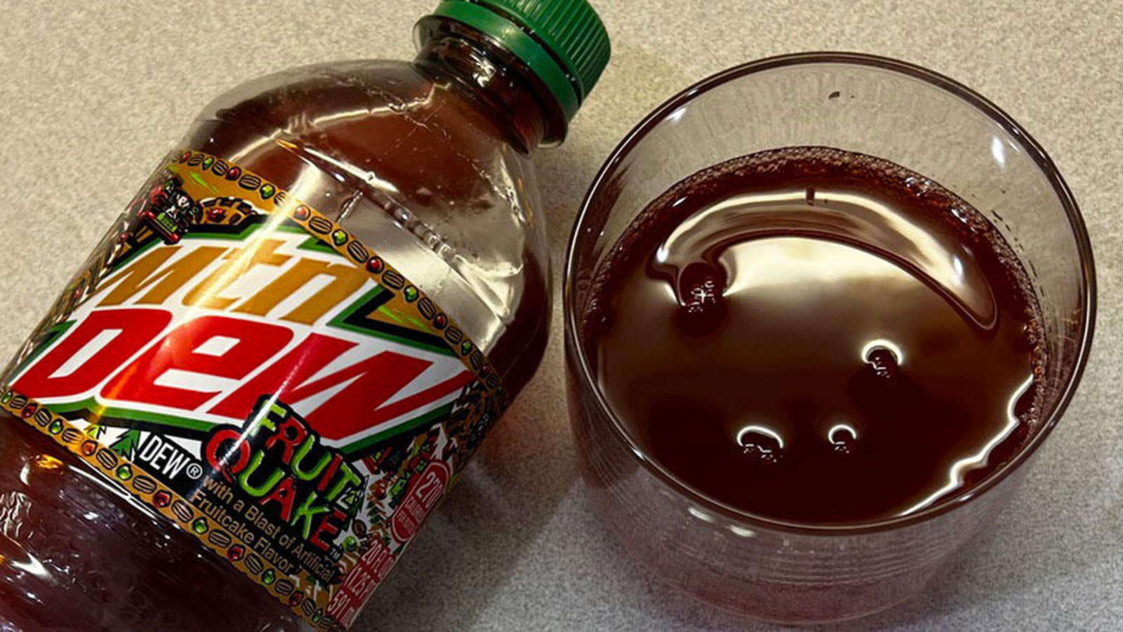 We Tried Mountain Dew's Holiday Fruit Quake Flavor. It Was Better Than
