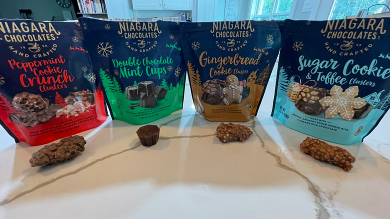 Niagara Chocolates four holiday flavors