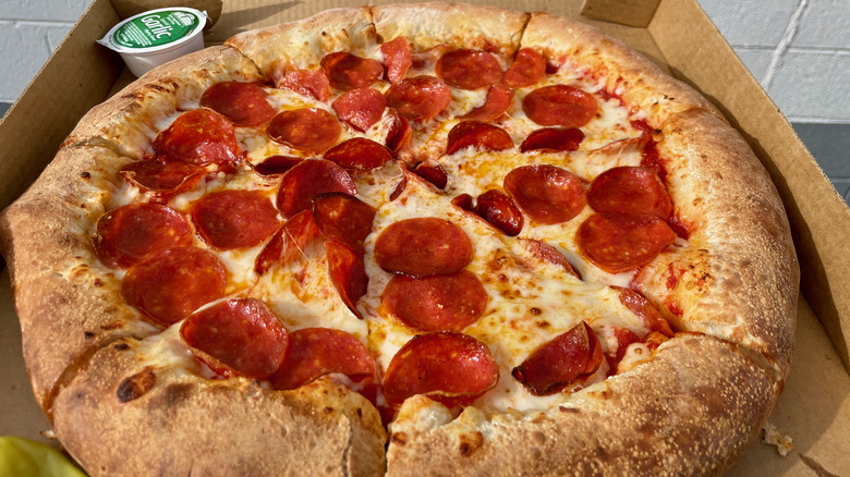 Epic Pepperoni-Stuffed Crust Pizza