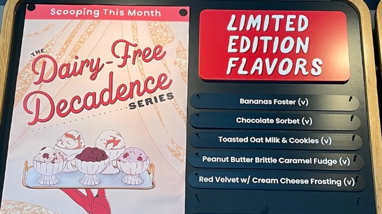 Dairy-Free Decadence flavors 