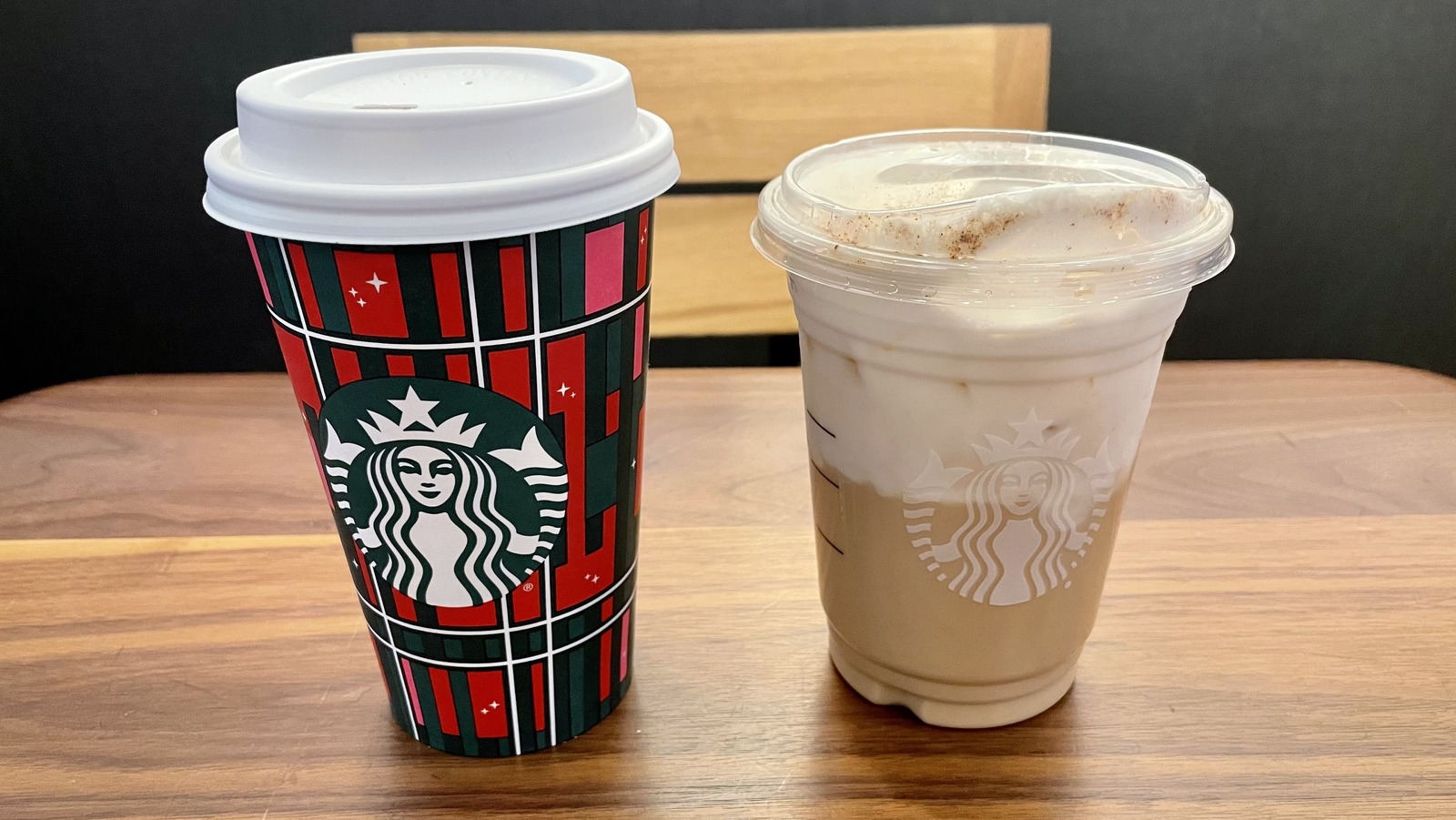 Gingerbread Man Starbucks Ice Coffee Cup 