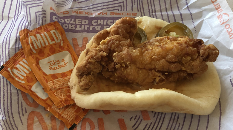 The Taco Bell Crispy Chicken Sandwich Taco