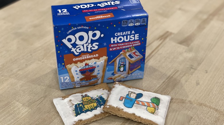 We New Limited Edition Frosted Gingerbread Pop-Tarts. They're For Gingerbread House Construction.