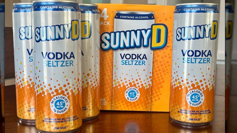 SunnyD Vodka Seltzer cans